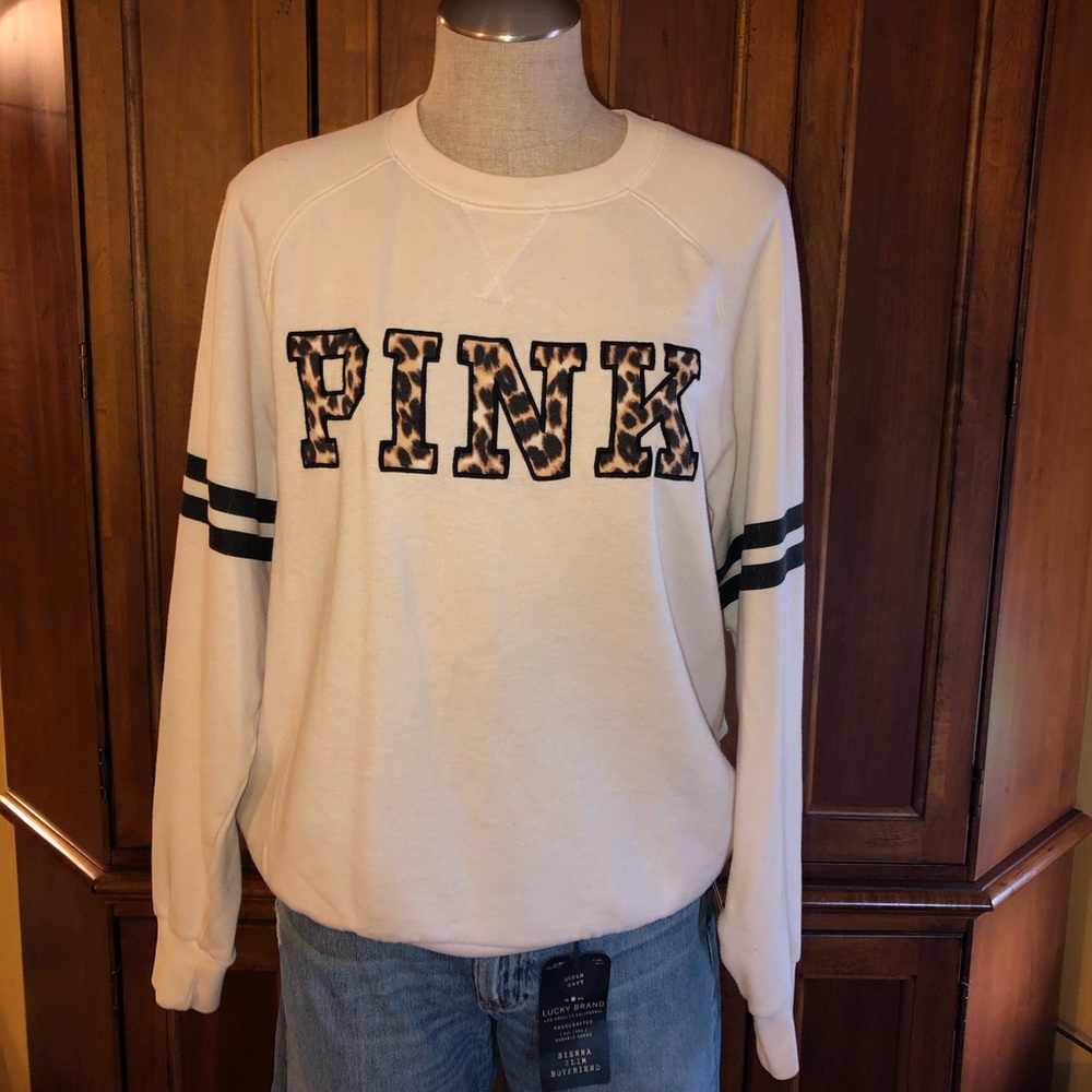 PINK Cheetah Print Pullover